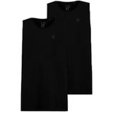 JP1880 - Shirt - Zwart - 2 Pack - Mouwloos