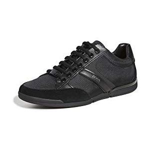 BOSS Saturn Profile Low Top Sneaker voor heren, Zwart, 40 EU