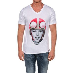 French Kick heren T-shirt MARYLIN, V-hals