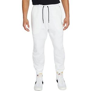 Nike M NSW TCH FLC JGGR sportbroek, wit/zwart, M voor heren