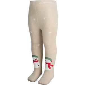 Sterntaler panty sneeuwpop, naturel gemêleerd., 128