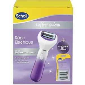 Scholl 2-in-1 elektrische rasp set voor het verwijderen van eelt en 2 reserverollen 2-in-1