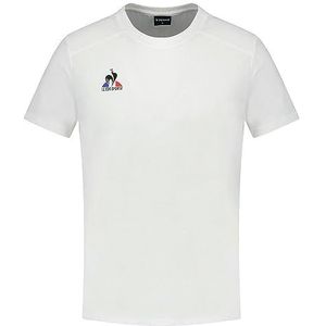Le Coq Sportif T-shirt Tennis Tee SS N°4 M New Optical White New Optical White S heren, nieuw optisch wit, S
