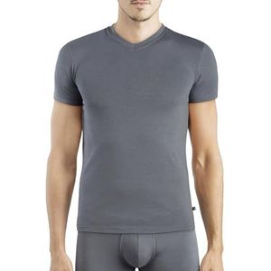 Womo Underwear Traveller T-shirt MC V-hals grijs, Grijs, S/XXL