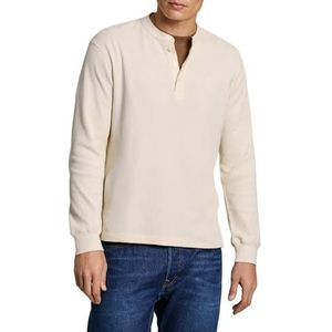 T-shirt - Wit - Katoen - Lange Mouwen - Relaxte Pasvorm