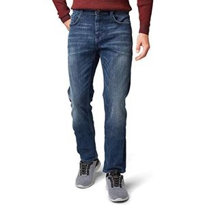 Tom Tailor heren jeans Marvin Straight, 10282 - Dark Stone Wash Denim (new), 29W / 32L