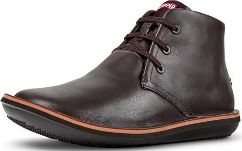 Camper - Beetle - Enkellaarsjes - Zwart - Leren Bovenmateriaal