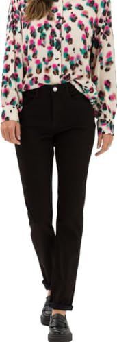 BRAX Dames Style Carola Winter Dream broek, zwart, 26W x 32L