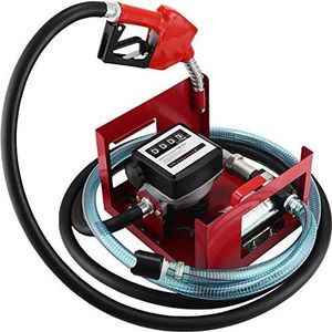 VEVOR Dieselpomp, stookoliepomp, 40 liter, 155 W, zelfaanzuigende oliepomp, 2800 omw/min, motortoerental olieafzuigpomp, zelfaanzuigend, 20 kg dieselbrandstofovervulpomp, telsysteem, automatische pomp