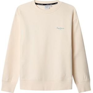 Pepe Jeans Luke Sweatshirt voor jongens, Beige (oester wit), 4 jaar