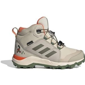 adidas - TERREX Disney Mid Gore-Tex - Wandelschoenen - Wonder Beige/Olive Strata/Impact Orange - Waterdicht
