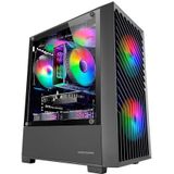 Mars Gaming - MC-VORTEX - PC Behuizing - Zwart - MicroATX - Gehard Glas