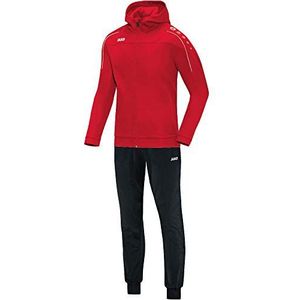 JAKO - Polyester Classico Trainingspak Met Capuchon, Dames, Rood, 40