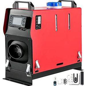 VEVOR dieselluchtverwarming, 12 V, 5 kW, brandstofverwarming, staande verwarming, dieselverwarming, staande verwarming, afstandsbediening, met lcd-schakelaar (1 luchtuitlage)