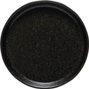 Grestel - Produtos Ceramicos, S.A. Costa Nova »Notos« borden plat, latitude zwart, ø: 125 mm, 6 stuks