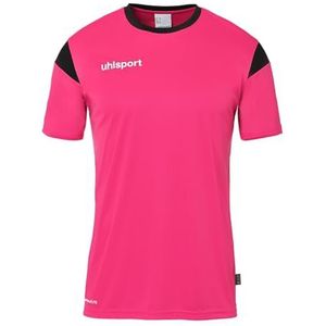 uhlsport Squad 27 Voetbalshirt met korte mouwen, sportshirt voor kinderen en volwassenen, uniseks, ademend voetbalshirt