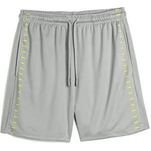 Koton Heren Sport Trekkoord Strip Gedrukte Pocket Gedetailleerde Shorts, grijs (023), L