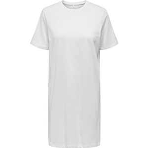 ONLY Dames Onlmay S/S June Dress JRS Noos jurk, wit (bright white), XXS