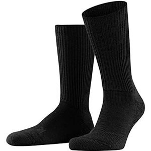 FALKE Uniseks-volwassene Sokken Walkie Ergo U SO Wol Functioneel material eenkleurig 1 Paar, Zwart (Black 3000), 46-48