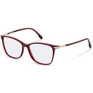 Rodenstock - R5363 op recept verkrijgbare brilmonturen - bordeaux, roségoud - heren, bordeaux, roségoud, 55
