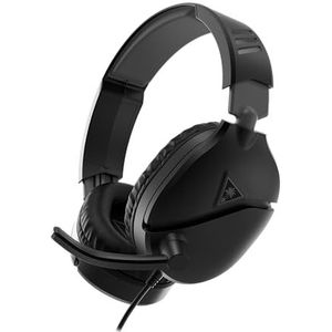 Turtle Beach Recon 70 Multiplatform Gaming Headset voor PC, PS5, PS4, Xbox Series X|S, Xbox One, Nintendo Switch & Mobile met 3,5 mm bedrade verbinding - Flip-to-Mute microfoon, 40 mm luidsprekers,