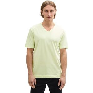 TOM TAILOR T-shirt voor heren, 29078 - Lime Cream Green, XL