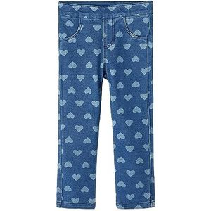 ONLY & SONS Nmfsalli slim legging voor meisjes, 2352-vb Noos, Dark Blue Denim/Aop: -, 68