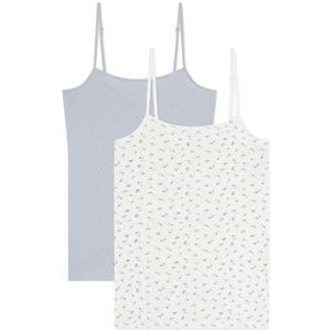 Petit Bateau Dameshemd met bandjes van opengewerkt katoen, Variant 1:, XS