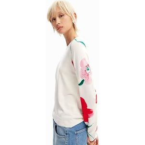 DESIGUAL MAGLIA DONNA BIANCO