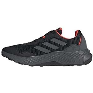 adidas Tracefinder, sneakers voor volwassenen, uniseks, Core Black Grey Six Solar Red, 44 2/3 EU