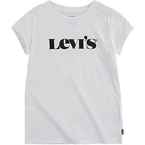 Levi's Kids Lvg grafisch T-shirt voor meisjes, 10-16 jaar, Wit, 12 Jaren
