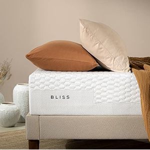 ZINUS Bliss Memory Foam Matras | Aanpasbaar 7-zone-matras | 90 x 200 cm | Hoogte 25 cm | H3-H4 middelhard | Rolmatras | Oeko-Tex