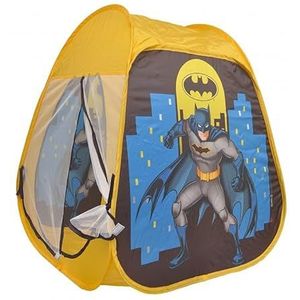 Ciao - Speeltent Batman DC Comics (80 x 80 x 90 cm), inklapbaar met pop-up opening, kleur: geel, zwart, blauw, E7214