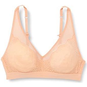 Schiesser Dames zachte BH-bandjes, oranje, 80