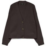Vero Moda - Vmaries - Gebreide Jas - Chocolade Taart - Lange Mouwen