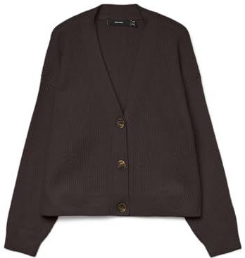 Vero Moda - Vmaries - Gebreide Jas - Chocolade Taart - Lange Mouwen