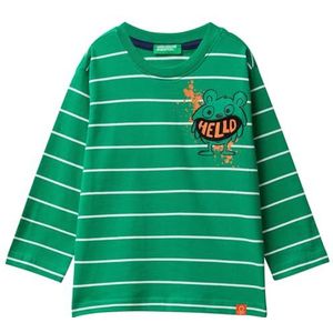 United Colors of Benetton T-shirt voor kinderen en jongeren, Groen, 3 jaar