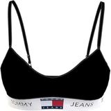 Tommy Jeans Bralette push-up bh's voor dames, Zwart, S