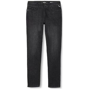 Replay Luzien Powerstretch Denim Skinny fit Jeans voor dames, 099 Black Delavè, 23W x 32L