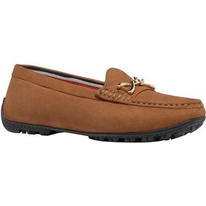 Geox Dames D Kosmopolis + Grip Moccasin, cognac, 37 EU