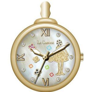 Le Carose Vrouwen Analoge Quartz Horloge met Gouden Band CIPPIC01, Wit, onbezorgd