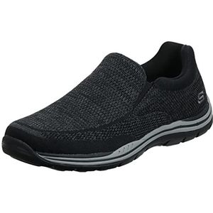 Skechers Relaxed Fit voor heren Verwacht Gomel, Zwart, 14 X-Wide