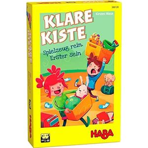 Haba - Opgeruimd Staat Netjes! - Behendigheidsspel - Multicolor - Karton en Hout - 36 Dozen en Bedden