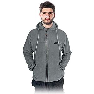 Reis Polar-Hood_Sm beschermende vliesblouse, grijs/staalblauw, maat M