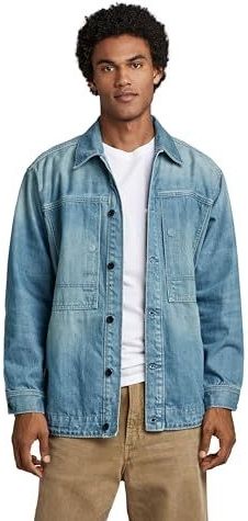 G-star - Shanorak - Spijkerjas - Quasar Seagreen Denim - Unisex