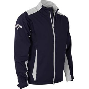 Callaway - Waterdichte golfjas voor heren, Stormlite II ademende jas met volledige rits