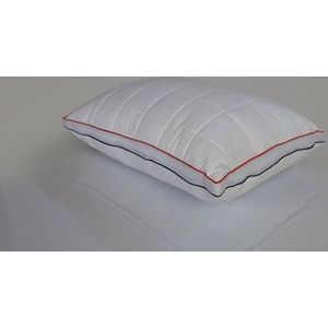 Nuit Des Rêves Zacht wit kussen (80 x 80 cm), 100% polyester, 1300 g vezelvulling, machinewasbaar op 30 °C, perfect voor comfort en stijl in elke ruimte