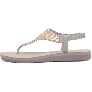 Skechers - Cali Glamorous Muse - Sandaal - Taupe - Synthetisch - Vegan
