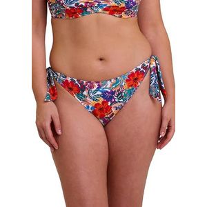 SANS COMPLEXE - Curaçao - Bikinislip - Wit - Tropische Multicolor Print