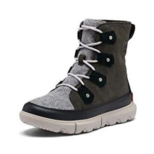 Sorel Explorer II Joan waterdichte casual winterlaarzen voor dames, Grijze Jet X damp, 39.5 EU